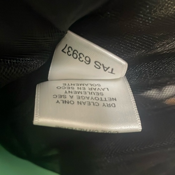 BCBGMaxAzria Black A-Line Peplum Dress with Puff Sleeves - Picture 5 of 16